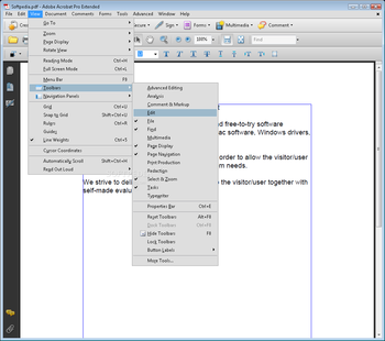 Adobe Acrobat Pro Extended screenshot 5