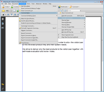 Adobe Acrobat Pro Extended screenshot 7