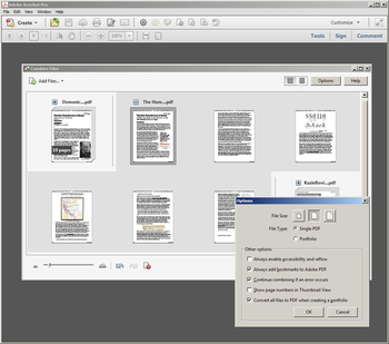 Adobe Acrobat XI Pro screenshot