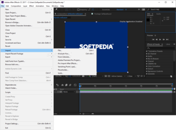 Adobe After Effects screenshot 2