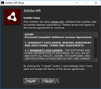 Adobe AIR screenshot