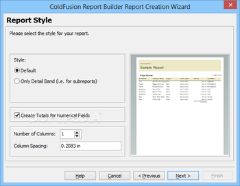 Adobe ColdFusion Report Builder screenshot 12