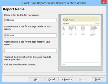 Adobe ColdFusion Report Builder screenshot 13