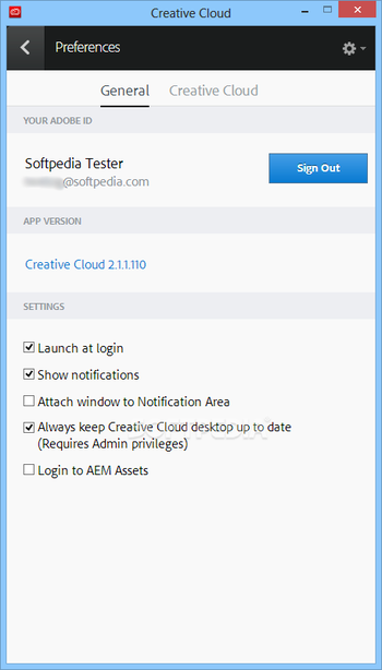 Adobe Creative Cloud screenshot 3