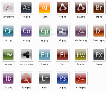 Adobe Creative Suite 3 Buttons screenshot