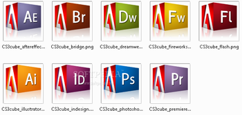 Adobe CS3 Set CUBE screenshot