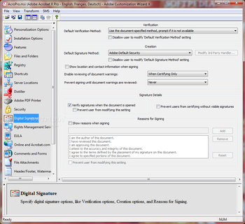 Adobe Customization Wizard X screenshot 10