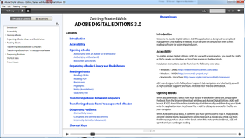 Adobe Digital Editions screenshot