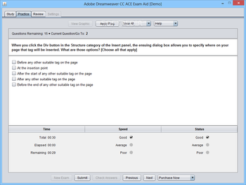Adobe Dreamweaver CC ACE Exam Aid screenshot 2