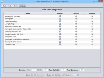 Adobe Dreamweaver CC ACE Exam Aid screenshot 4