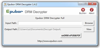 Adobe ePUB PDF Decrypter screenshot