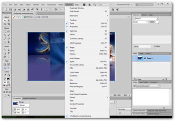 Adobe Fireworks screenshot 9