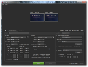 Adobe Flash Media Live Encoder screenshot