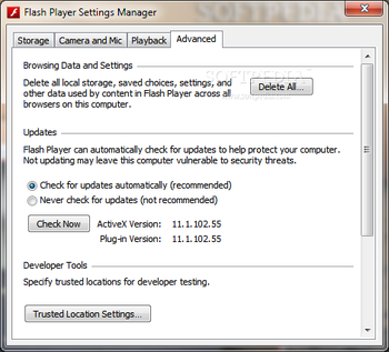 Adobe Flash Player Debugger screenshot 12