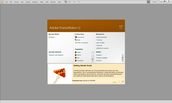 Adobe FrameMaker screenshot