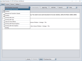 Adobe Illustrator CC 2015 ACE Exam Aid screenshot 2