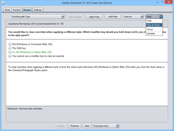 Adobe Illustrator CC ACE Exam Aid screenshot 4