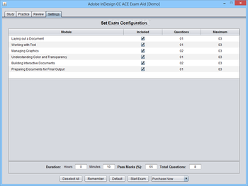 Adobe InDesign CC ACE Exam Aid screenshot 6