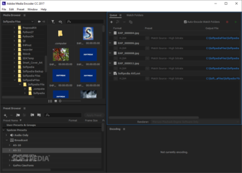 Adobe Media Encoder screenshot