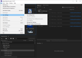 Adobe Media Encoder screenshot 3