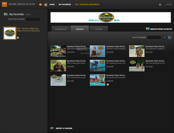 Adobe Media Player screenshot 2