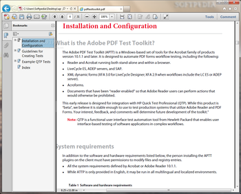 Adobe PDF Test Toolkit screenshot 2