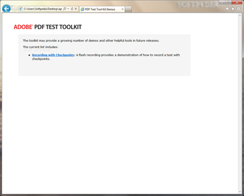 Adobe PDF Test Toolkit screenshot 4
