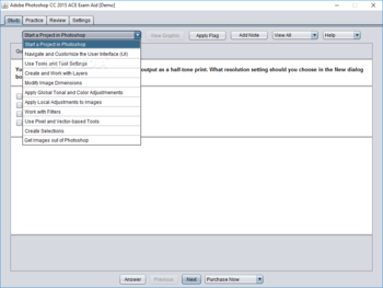 Adobe Photoshop CC 2015 ACE Exam Aid screenshot 2