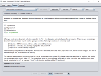 Adobe Photoshop CC 2015 ACE Exam Aid screenshot 4