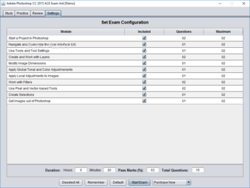 Adobe Photoshop CC 2015 ACE Exam Aid screenshot 5