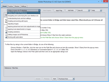 Adobe Photoshop CC ACE Exam Aid screenshot 3