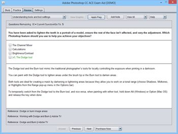 Adobe Photoshop CC ACE Exam Aid screenshot 5