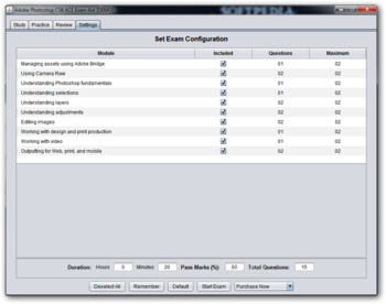 Adobe Photoshop CS6 ACE Exam Aid screenshot 3