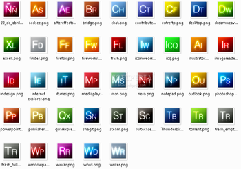 adobe style icons PACK screenshot