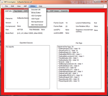 Adobe SWF Investigator screenshot 7