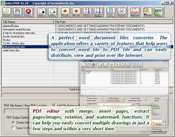 Adoc2PDF screenshot