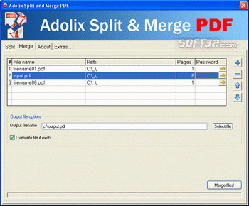 Adolix Split and Merge PDF screenshot 3
