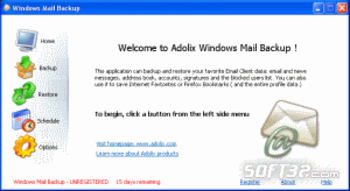 Adolix Windows Mail Backup screenshot 2