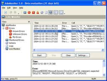 AdoMonitor screenshot