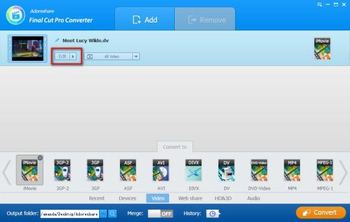 Adoreshare Final Cut Pro Converter screenshot 2