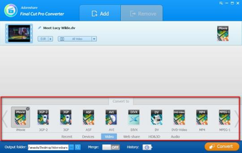 Adoreshare Final Cut Pro Converter screenshot 3