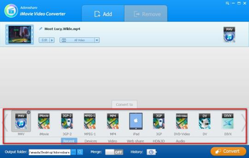 Adoreshare iMovie Video Converter screenshot 2