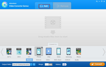 Adoreshare Video Converter Genius screenshot 3
