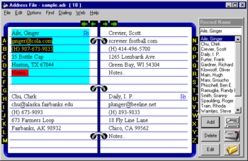 Adr_Book screenshot 2