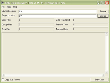 ADRC Data Recovery Tools screenshot 2