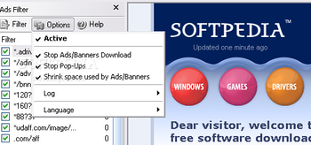 Ads Filter screenshot