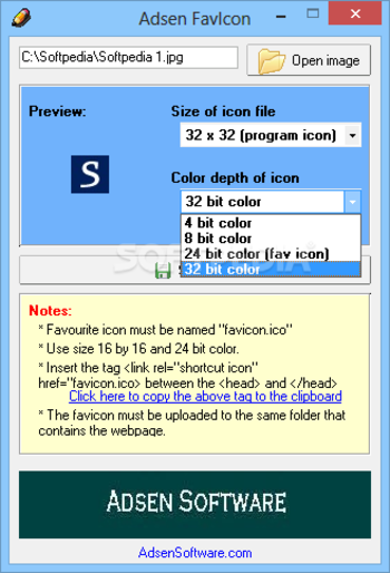 Adsen FavIcon screenshot