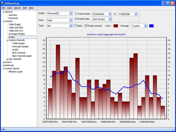AdSenseLog screenshot 2