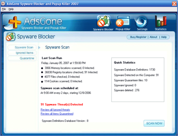 AdsGone Popup Killer ad Blocker screenshot