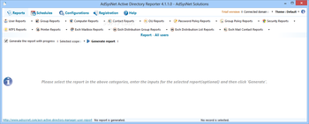 AdSysNet Active Directory Reporter screenshot 2